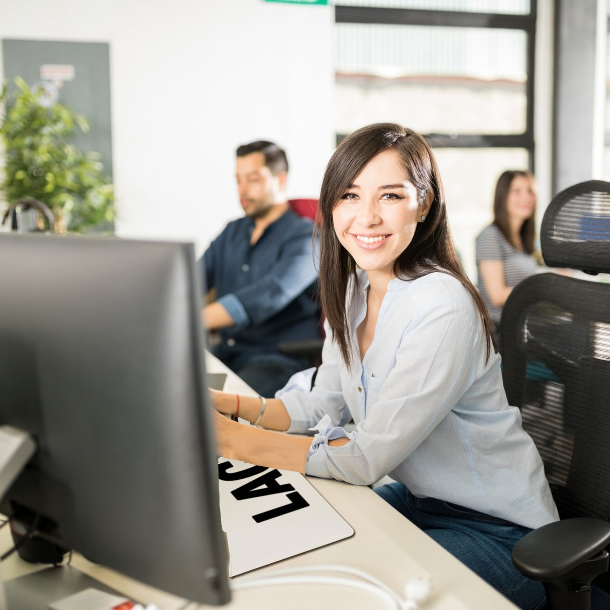 Alligator LACTOSE Schreibtischunterlage 69x31cm XXL Mauspad für Humorliebhaber