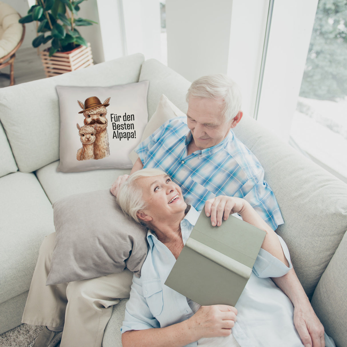 Für den besten ALPAPA! Kissen - Alpaka Papa