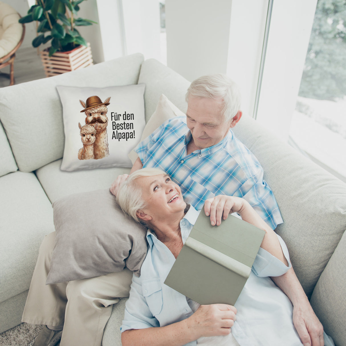 Für den besten ALPAPA! Kissen - Alpaka Papa