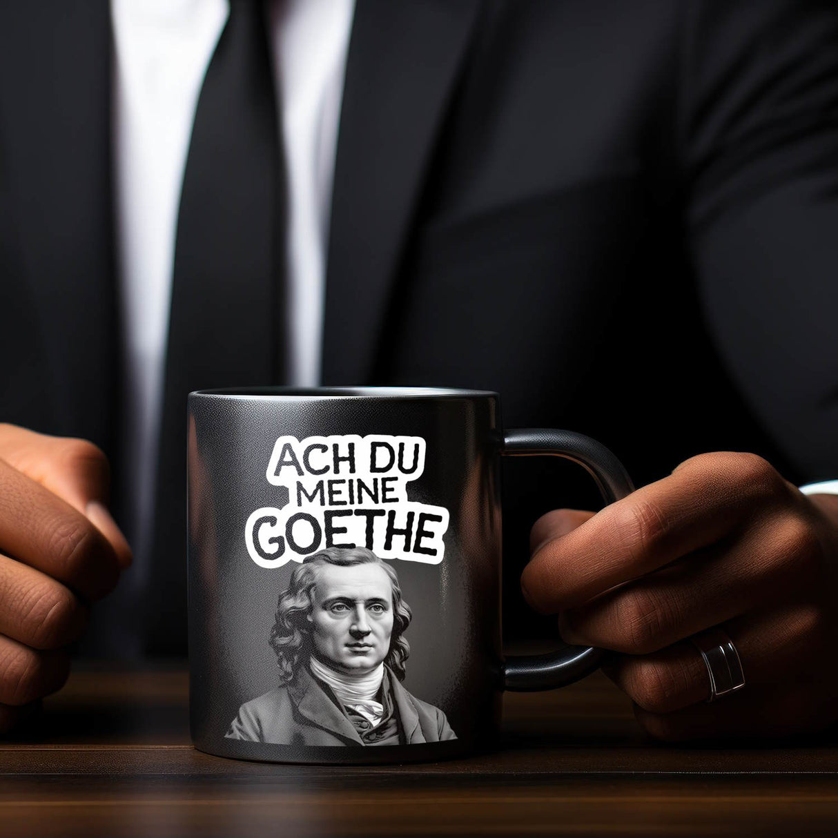Goethe Tasse Ach du meine Goethe