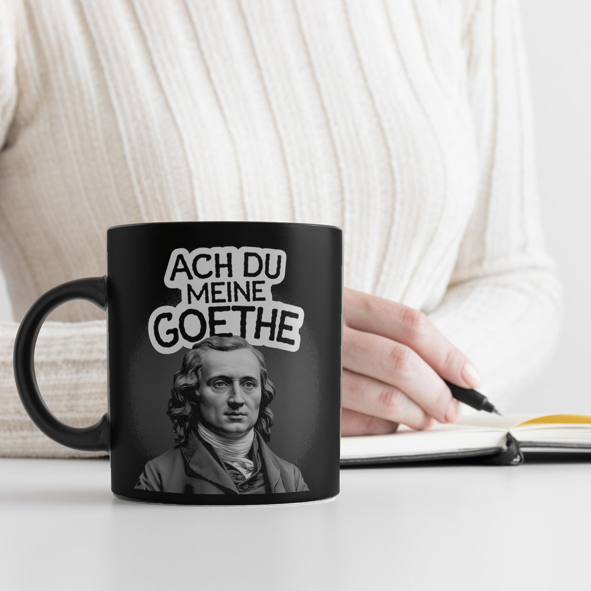 Goethe Tasse Ach du meine Goethe