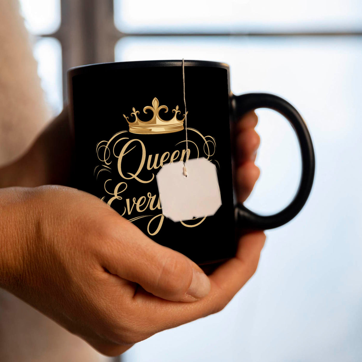 Goldene Krone Queen of Everything Tasse