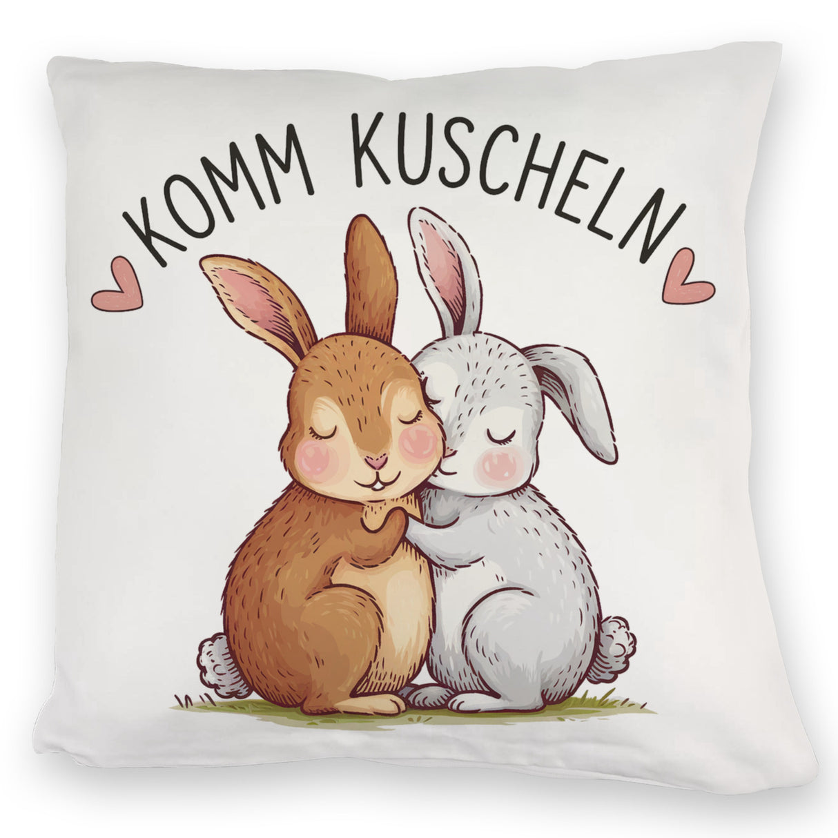 Komm kuscheln Kissen mit Kaninchen