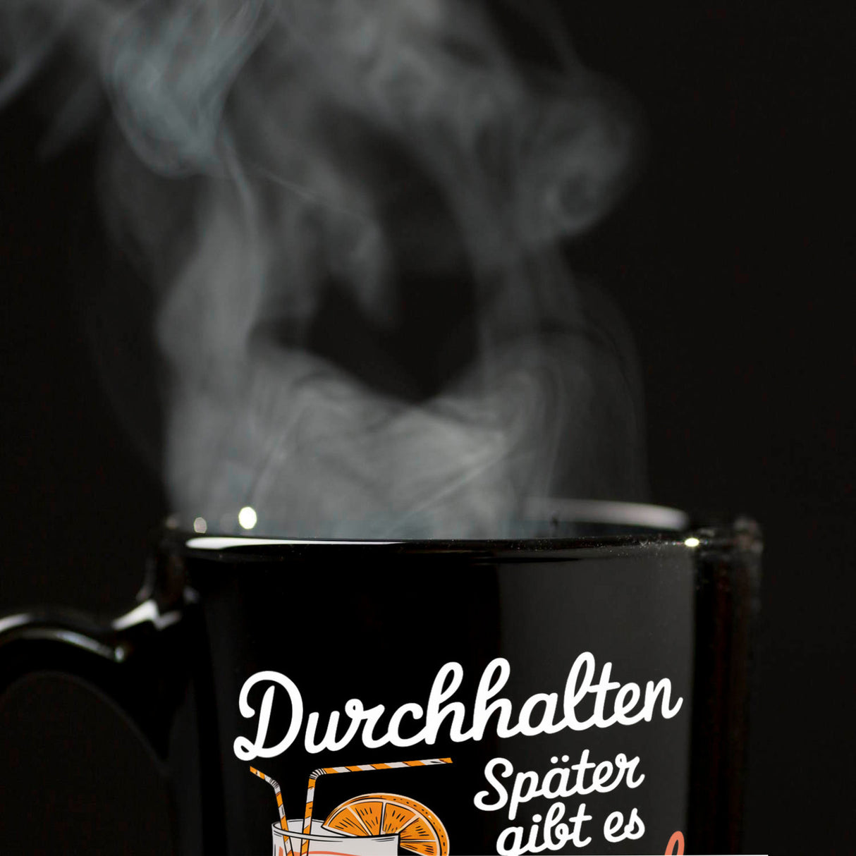 Durchhalten später gibt es Aperol Tasse