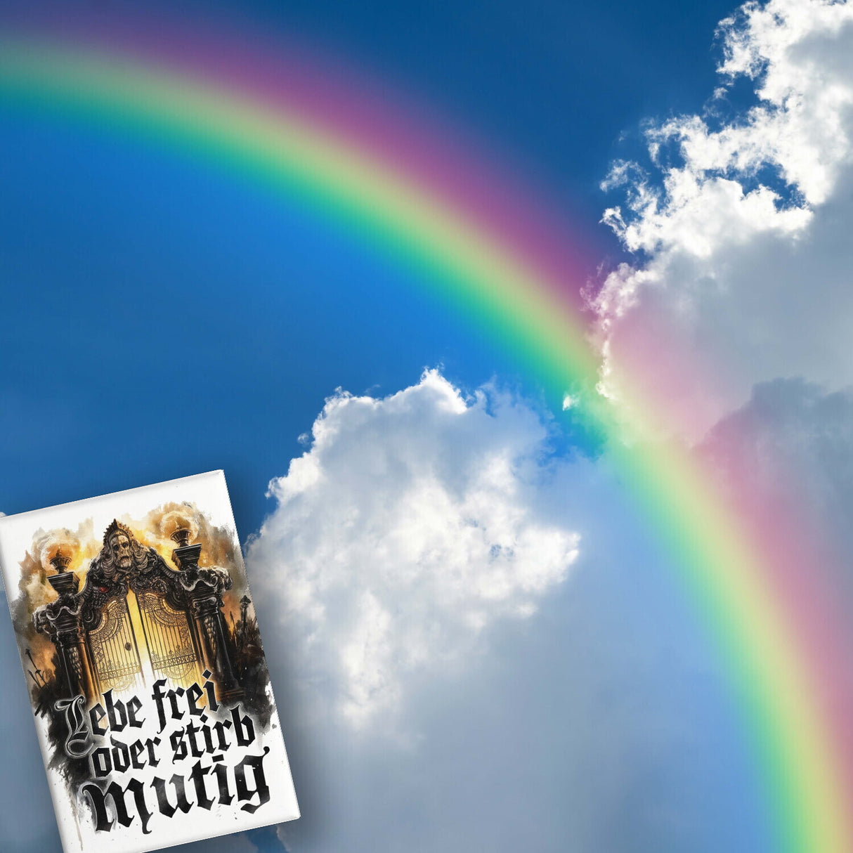 Lebe frei oder stirb mutig Souvenir Souvenir Magnet - Valhalla