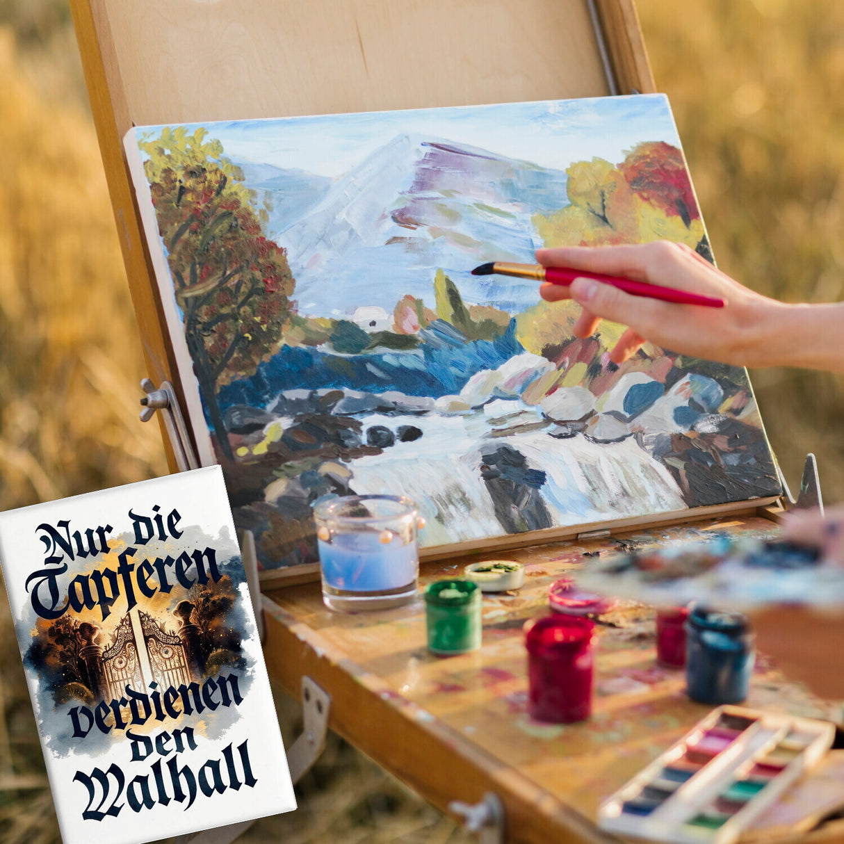 Tapfere verdienen Walhall Souvenir Souvenir Magnet