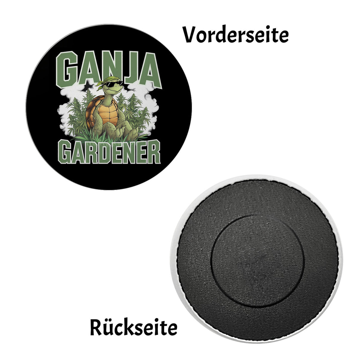 Schildkröte Ganja Gardener Magnet für Kiffer