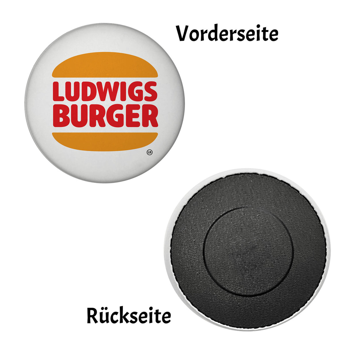 Ludwigsburg Magnet rund - LUDWIGS BURGER