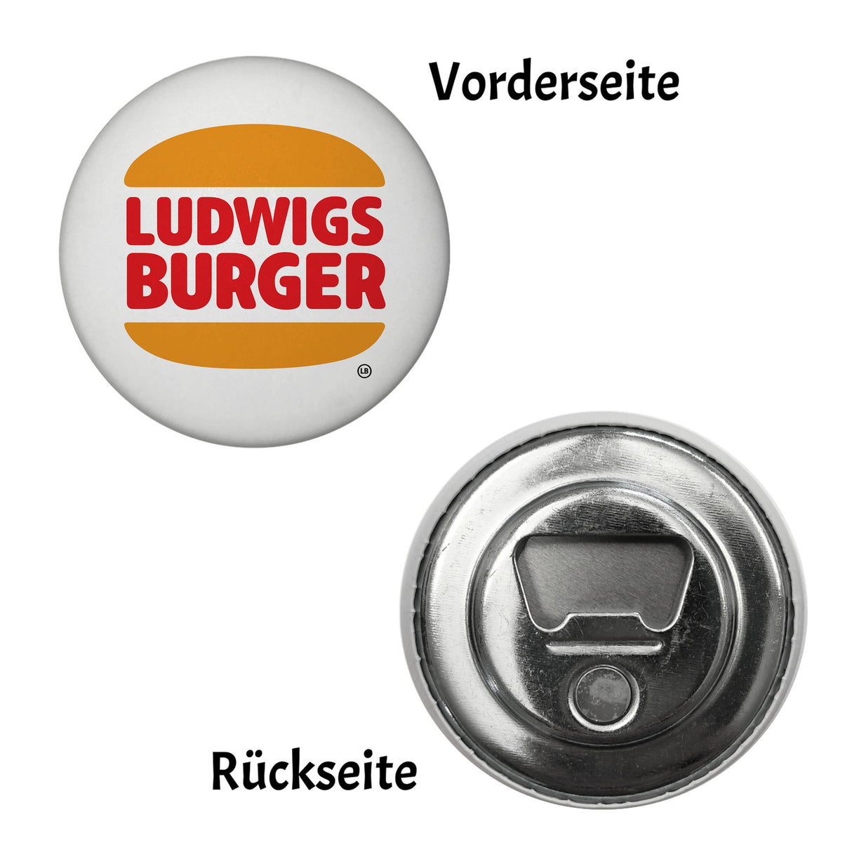 Ludwigsburg Magnet rund - LUDWIGS BURGER