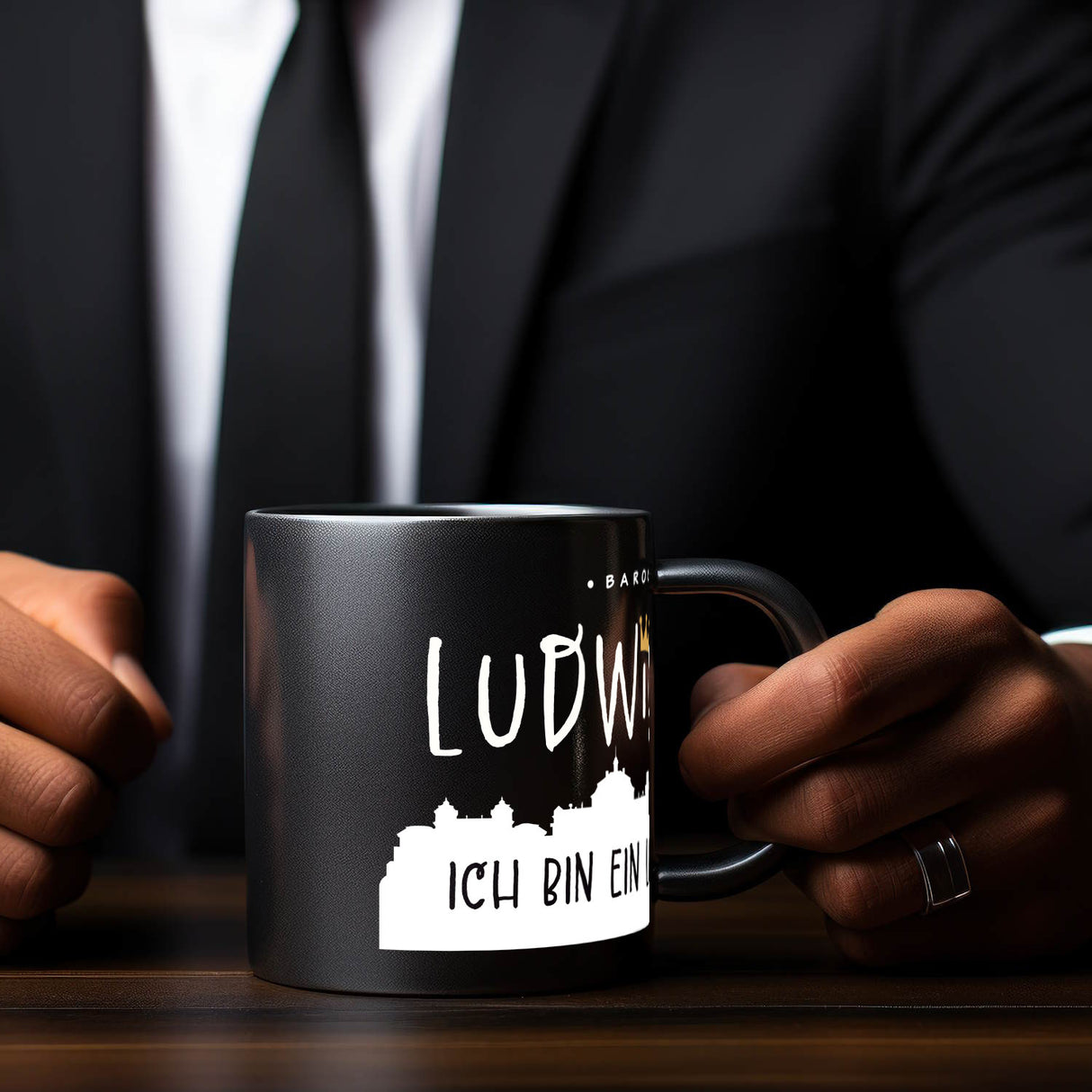 Ludwigsburg Skyline Tasse mit - Ich bin ein Ludwigsburger