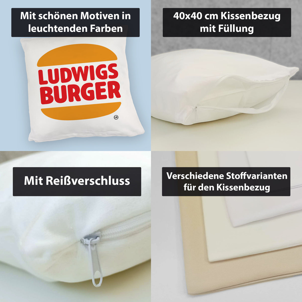 Ludwigsburg Kissen - LUDWIGS BURGER