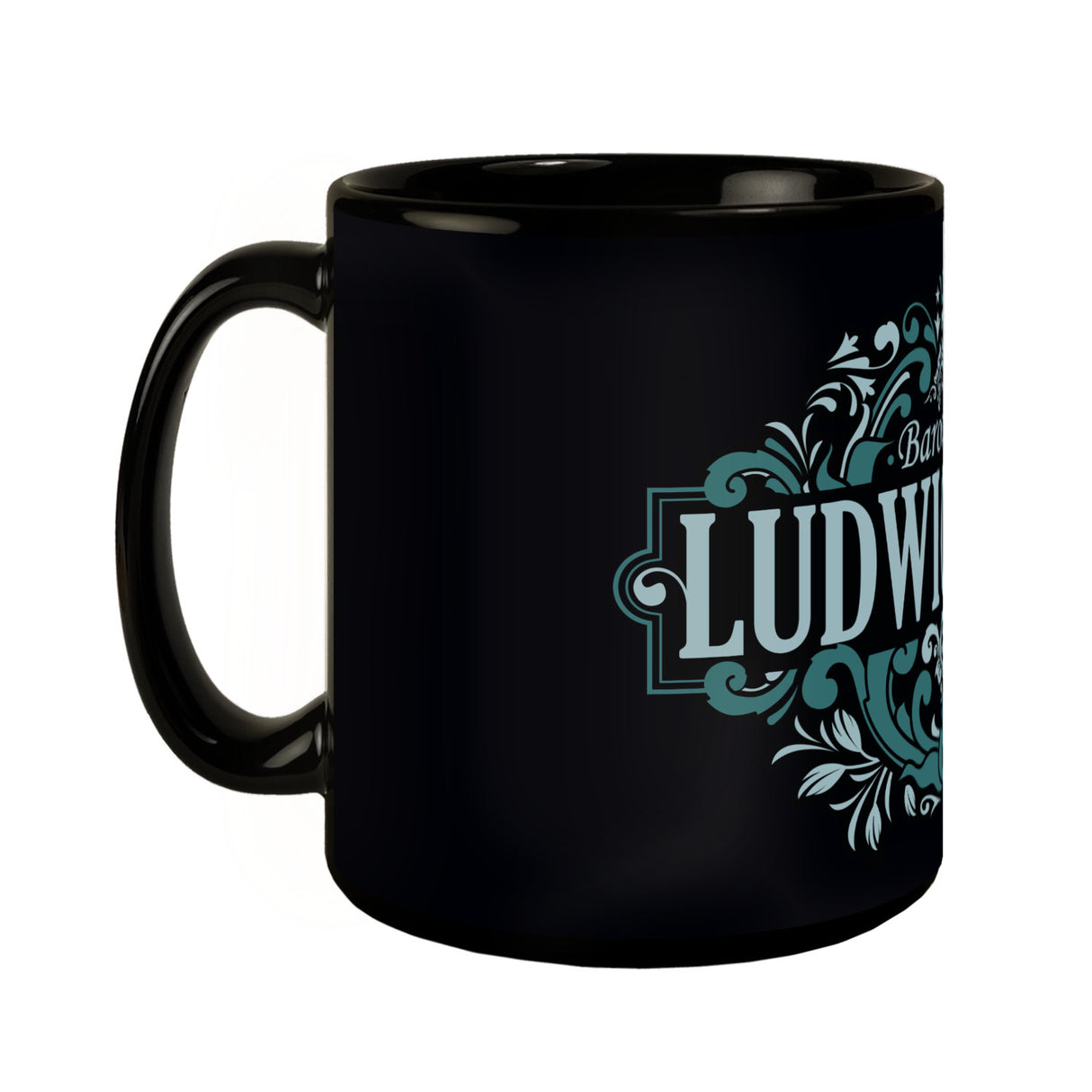 Ludwigsburg Barock Ornament Tasse - türkis