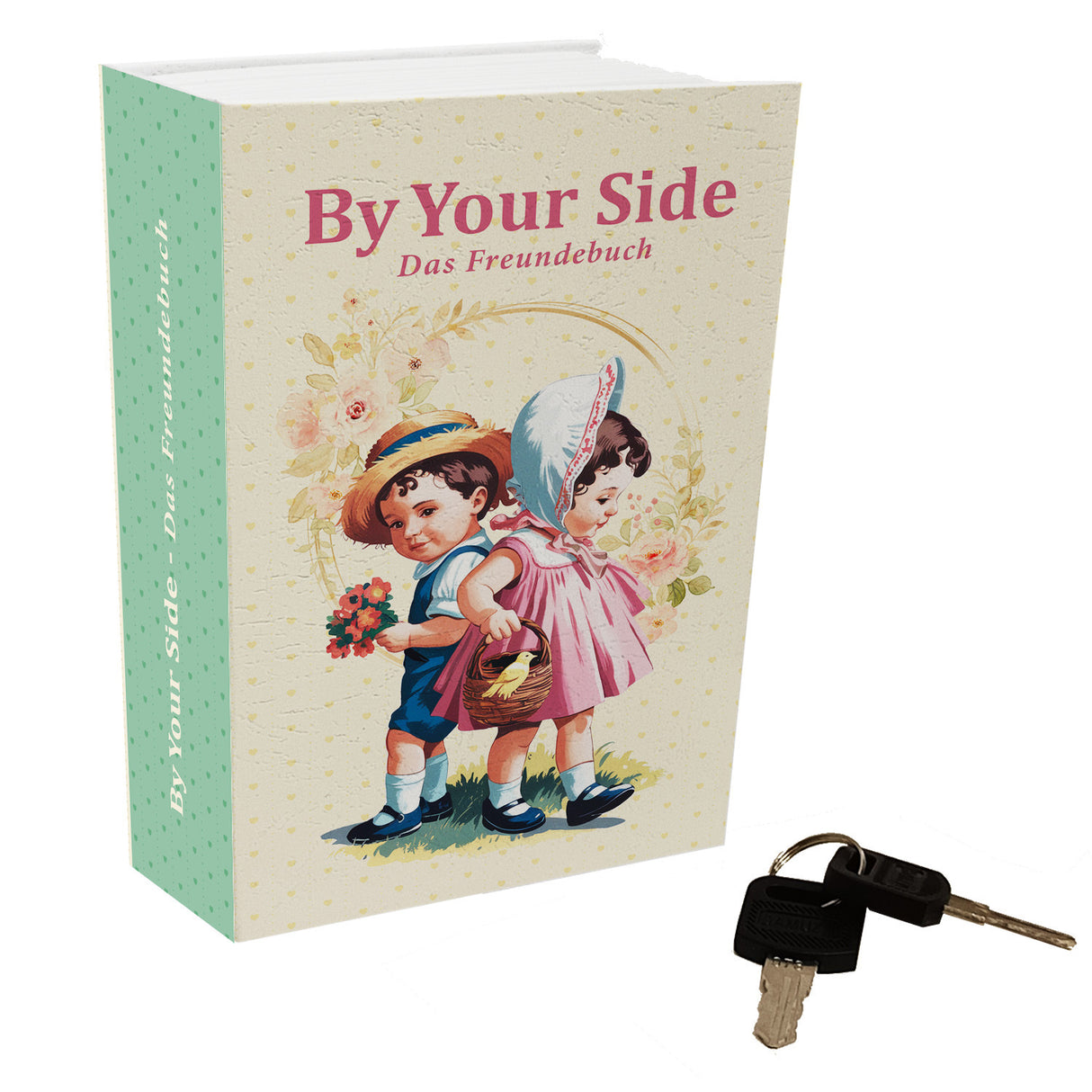 Freundebuch Booksafe By Your Side - Das Freundebuch mit Spruch als lustiges Geschenk für Schüler und Studenten