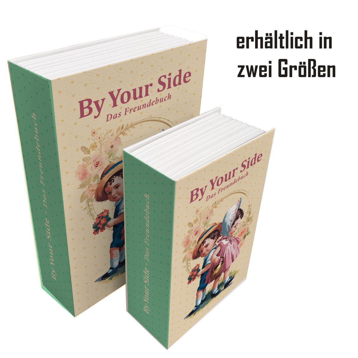 Freundebuch Booksafe By Your Side - Das Freundebuch mit Spruch als lustiges Geschenk für Schüler und Studenten