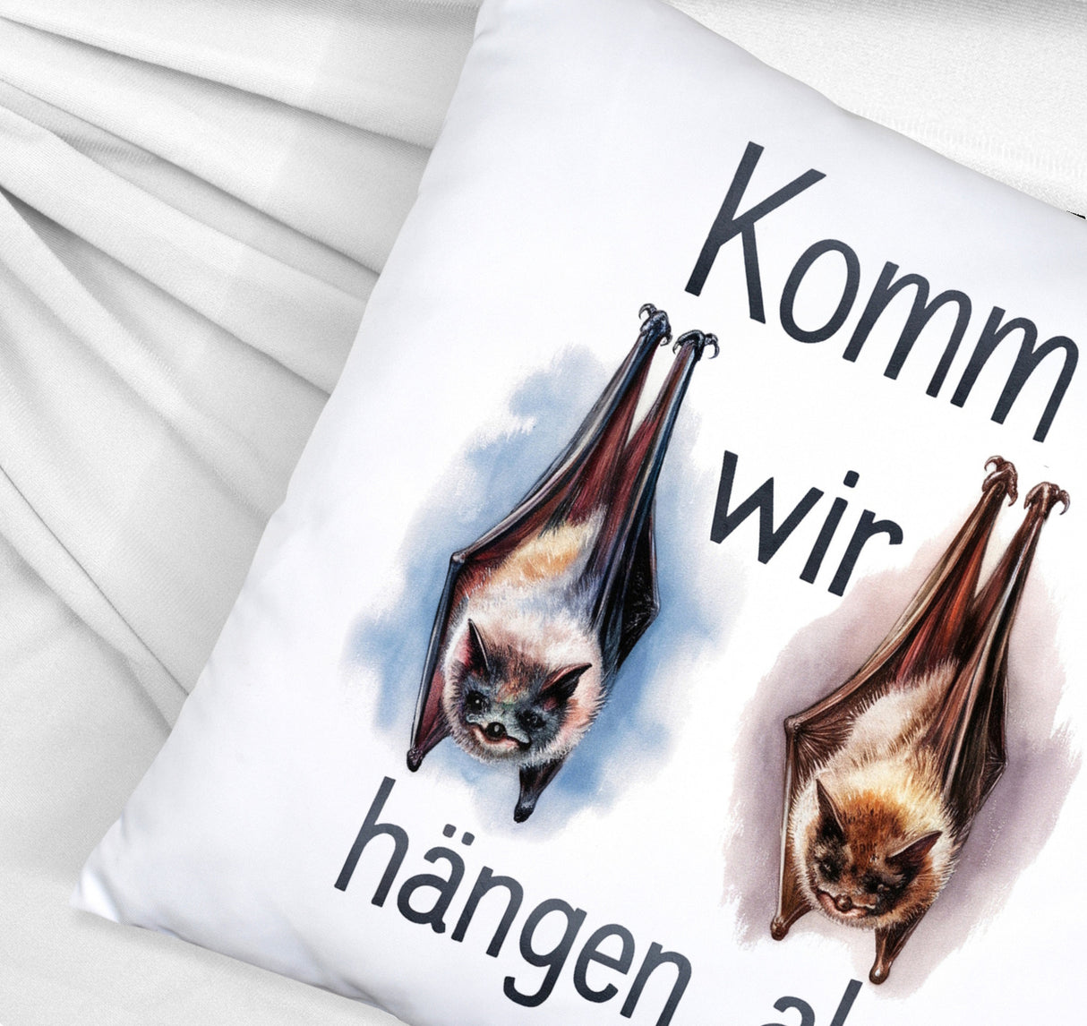 Fledermäuse - Komm, wir hängen ab Kissen