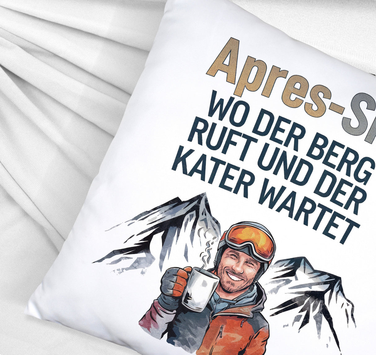 Après Ski - Berg ruft, Kater wartet Kissen