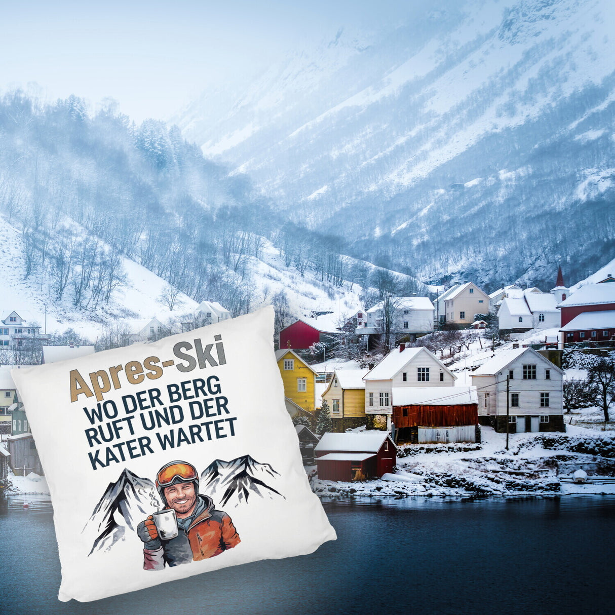 Après Ski - Berg ruft, Kater wartet Kissen