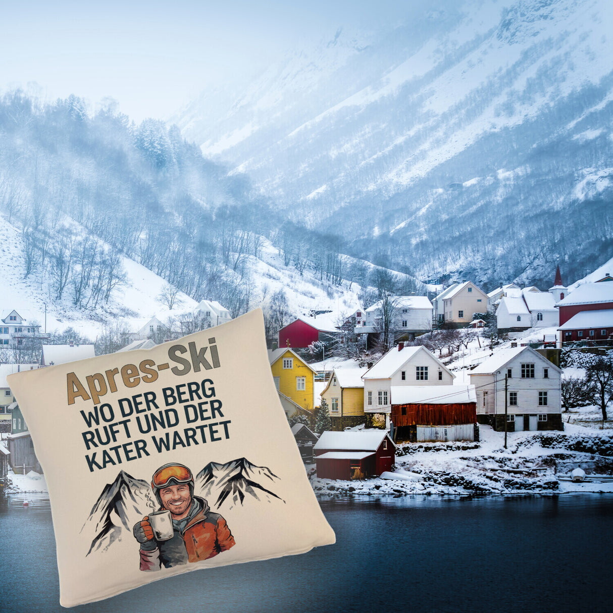 Après Ski - Berg ruft, Kater wartet Kissen