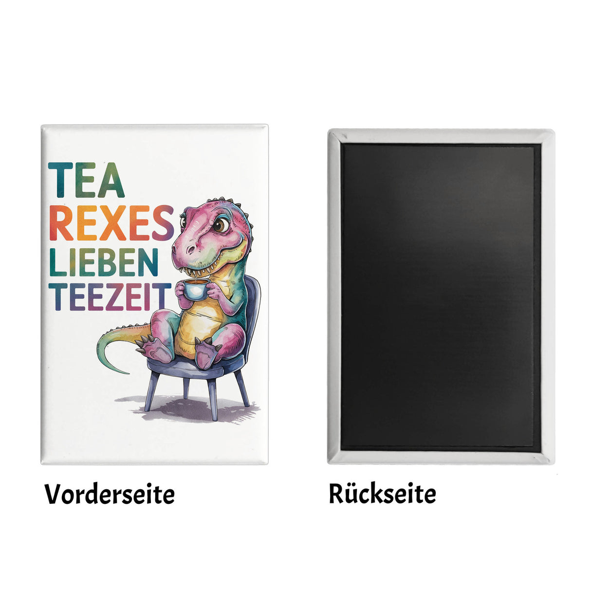 Tea rexes lieben Teezeit Souvenir Souvenir Magnet