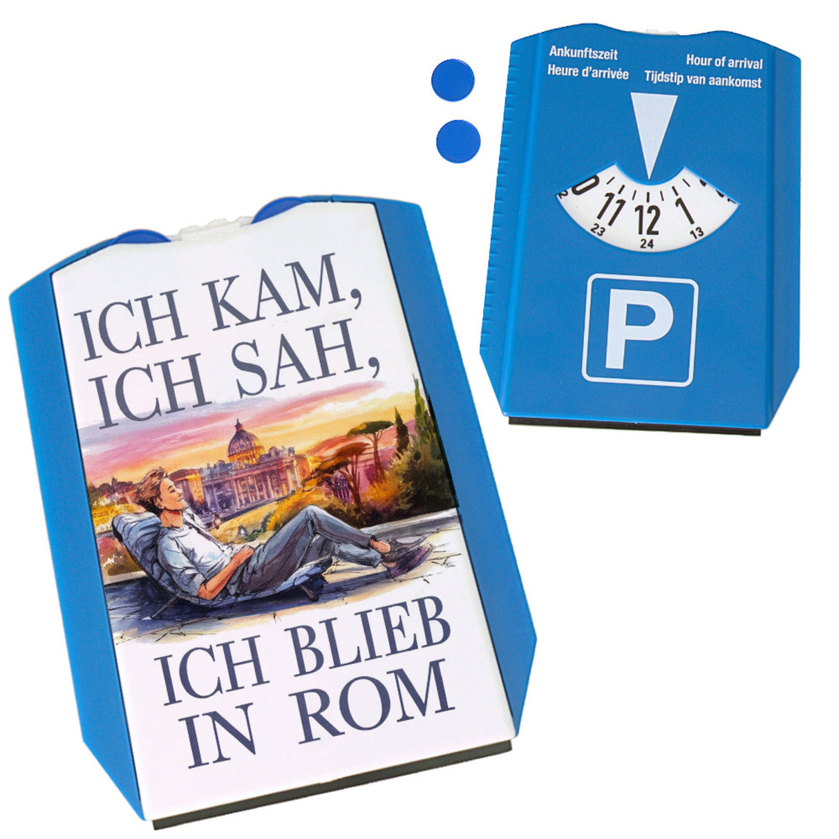 Ich kam, ich sah, ich blieb in Rom Parkscheibe