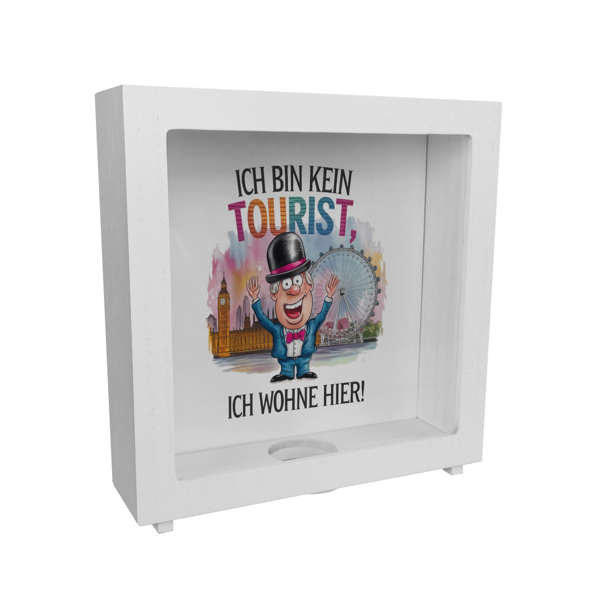 Kein Tourist, wohne hier Spardose London