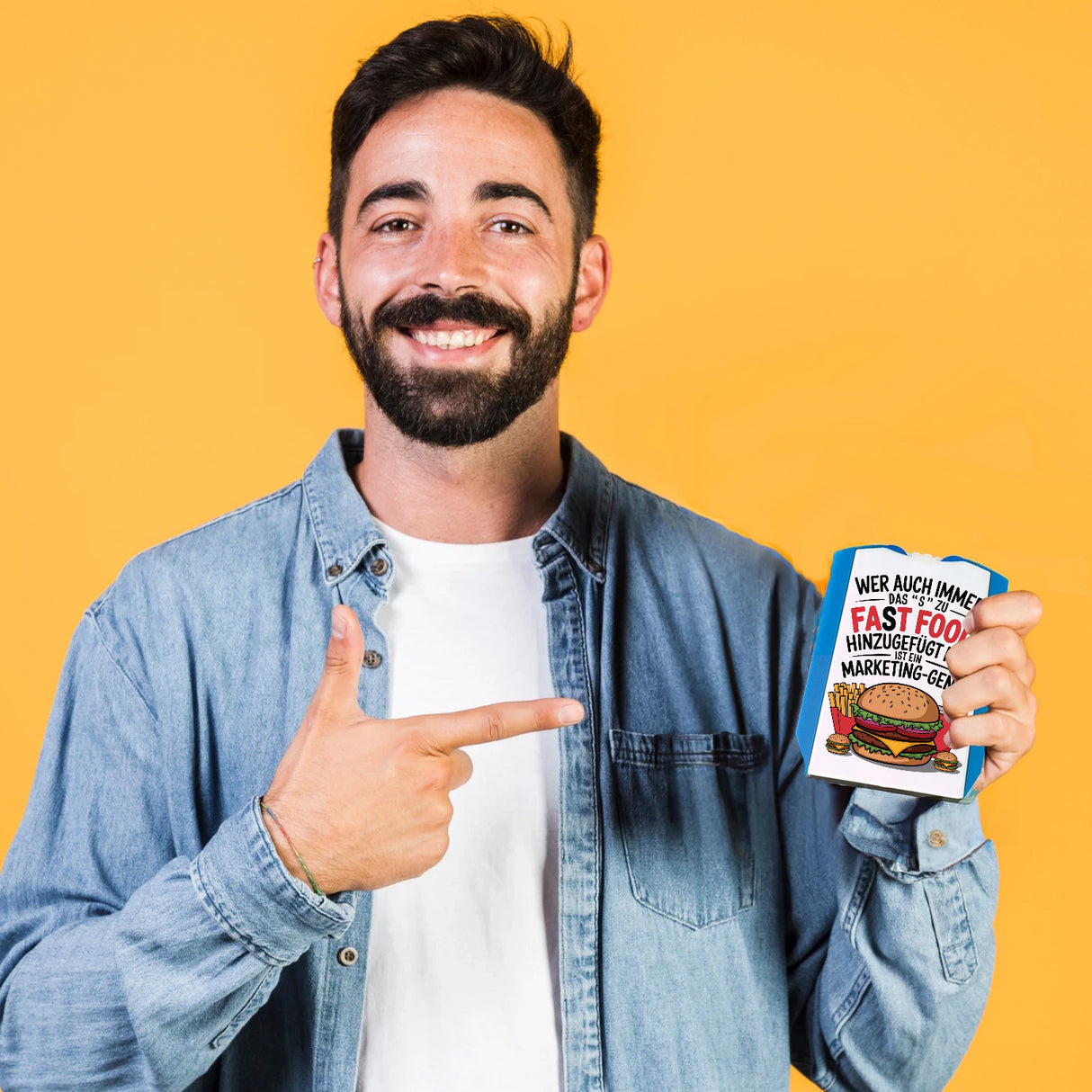 Fast Food - FAT FOOD Parkscheibe für Burger Fans