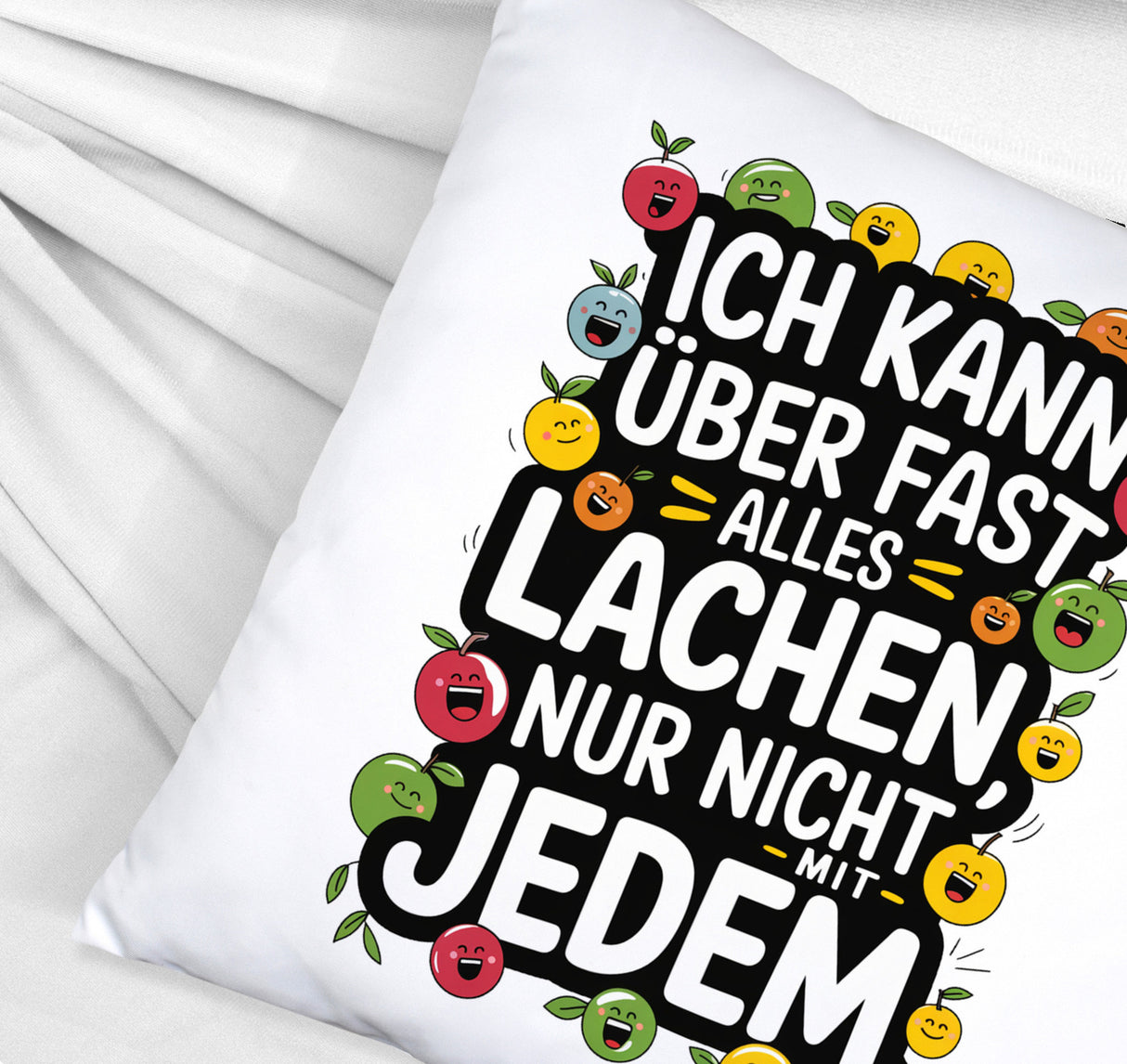 Kann nicht mit jedem lachen Kissen für das Büro