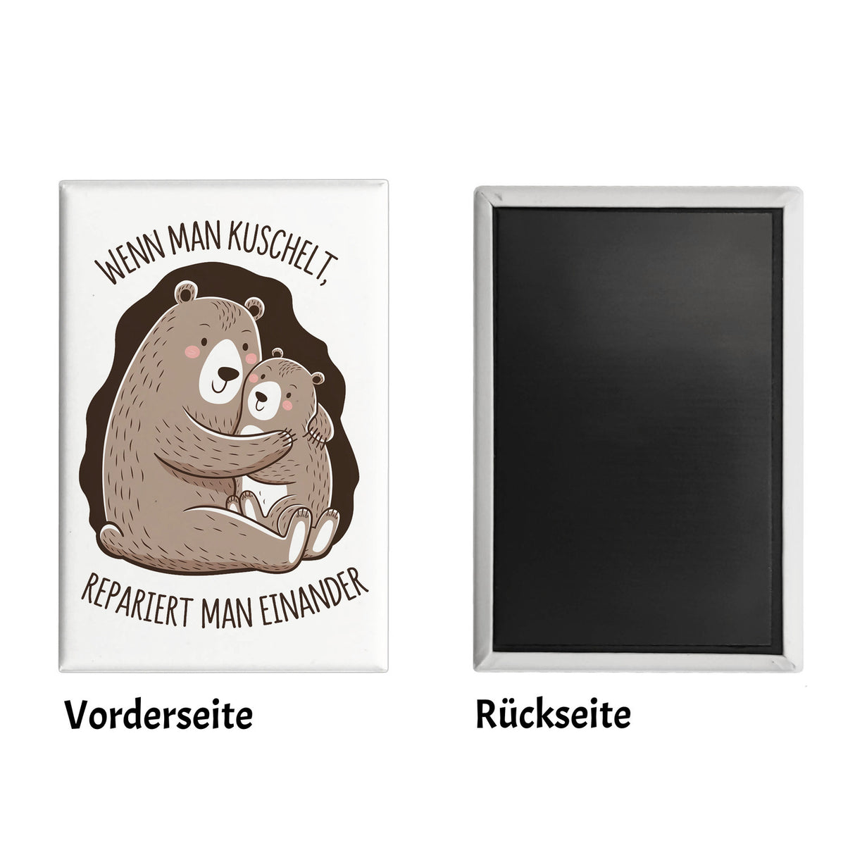 Kuscheln repariert Souvenir Souvenir Magnet mit niedlichen Bären