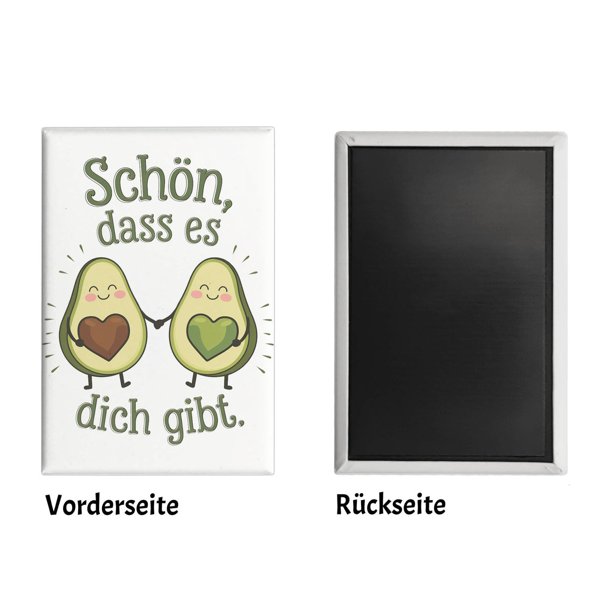 Avocado Herzkerne Souvenir Souvenir Magnet Schön dass es Dich gibt