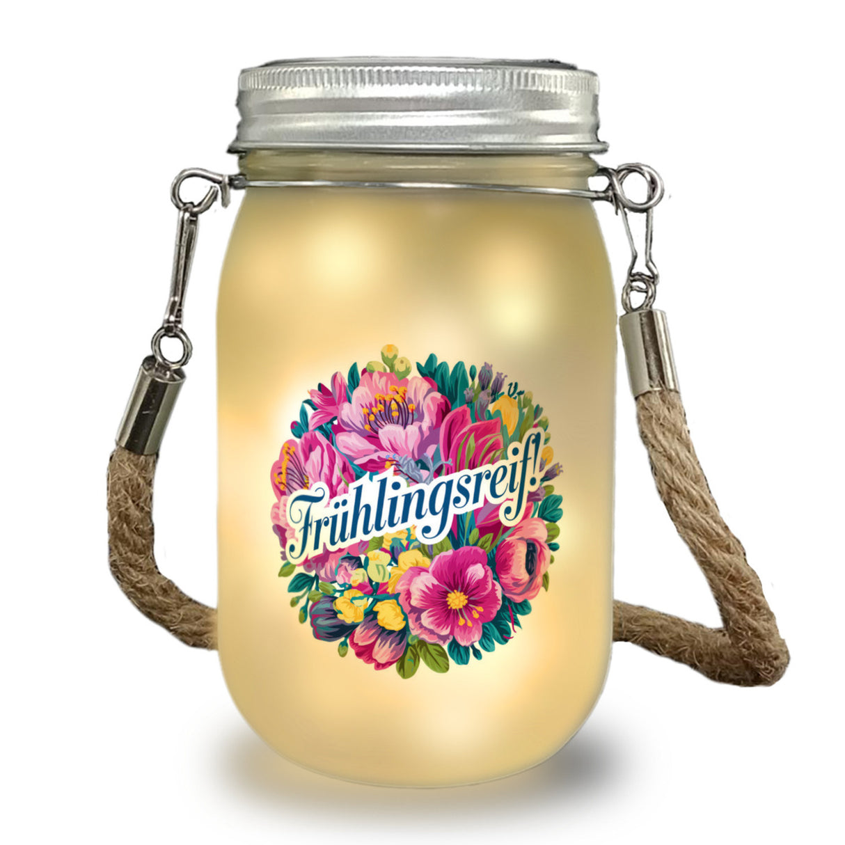 Frühlingsreif Blumendesign Solarlicht