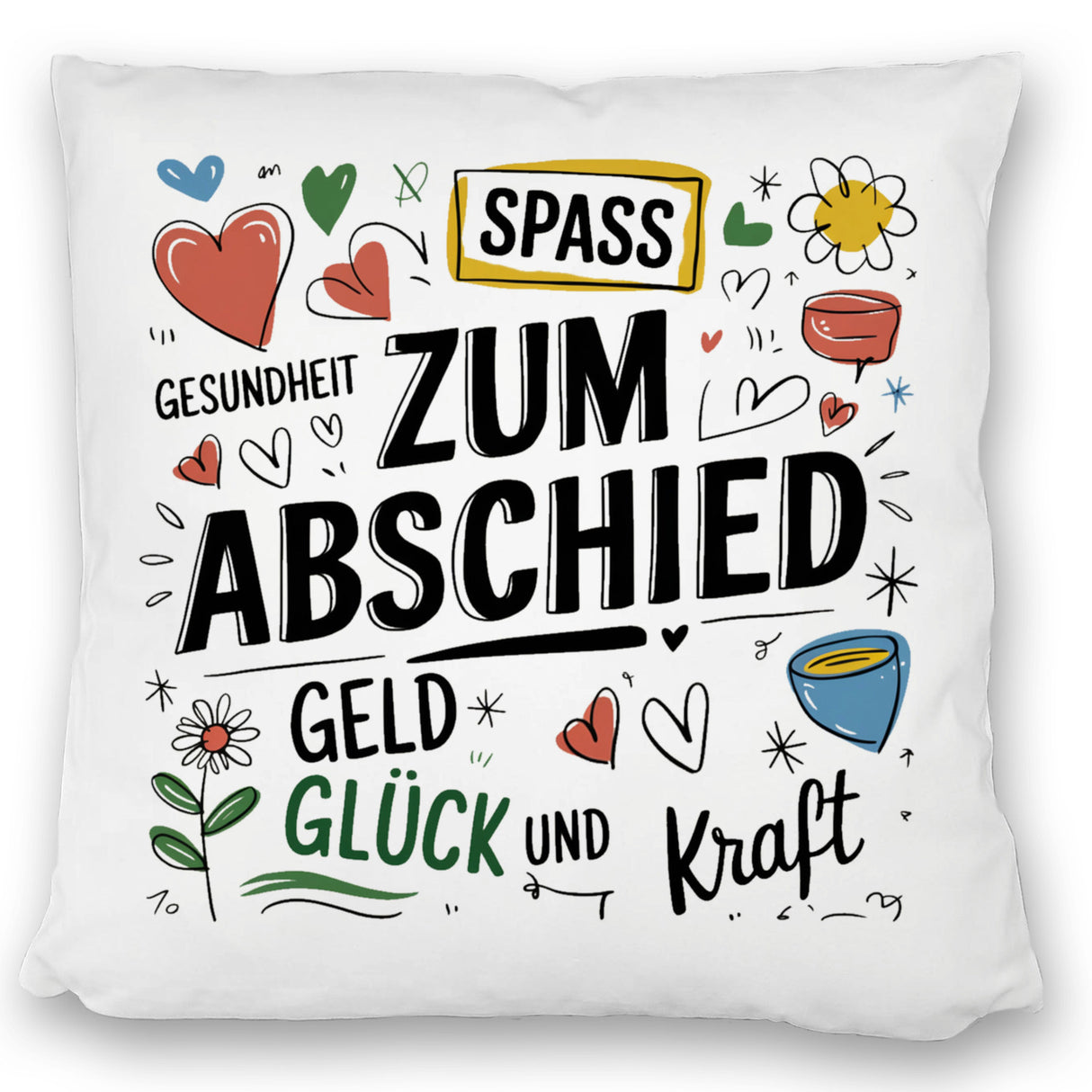 Wünsche Zum Abschied Kissen für Kollegen und Freunde