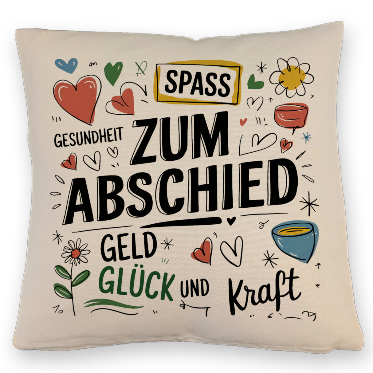 Wünsche Zum Abschied Kissen für Kollegen und Freunde