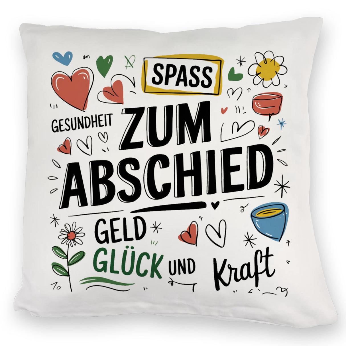 Wünsche Zum Abschied Kissen für Kollegen und Freunde
