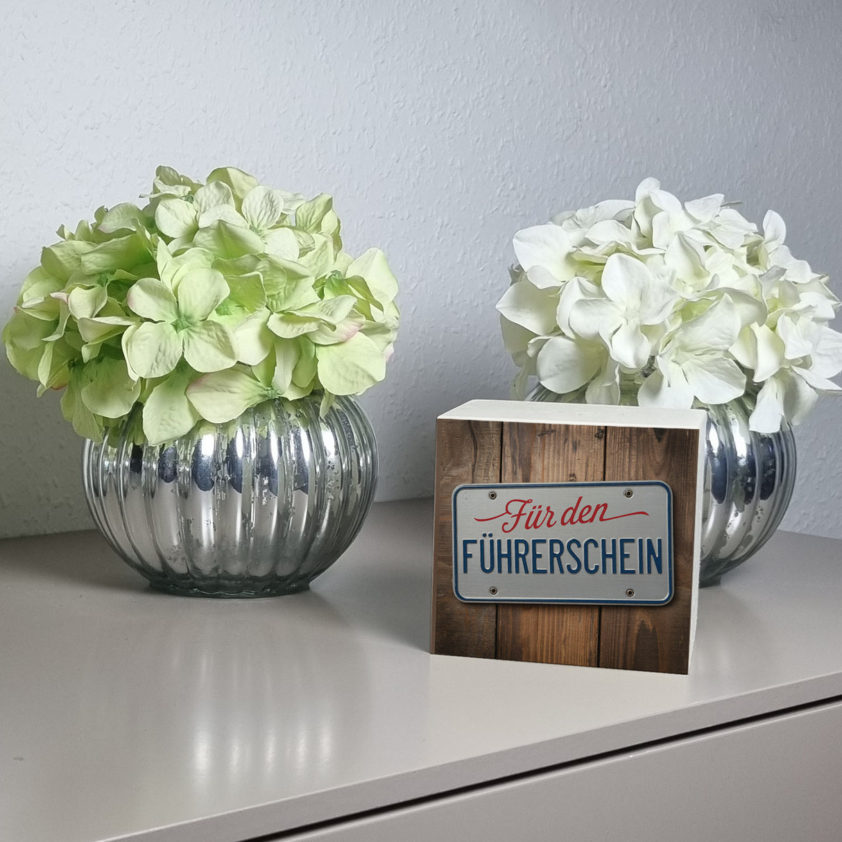 Für den Führerschein Spardose als Nummernschild