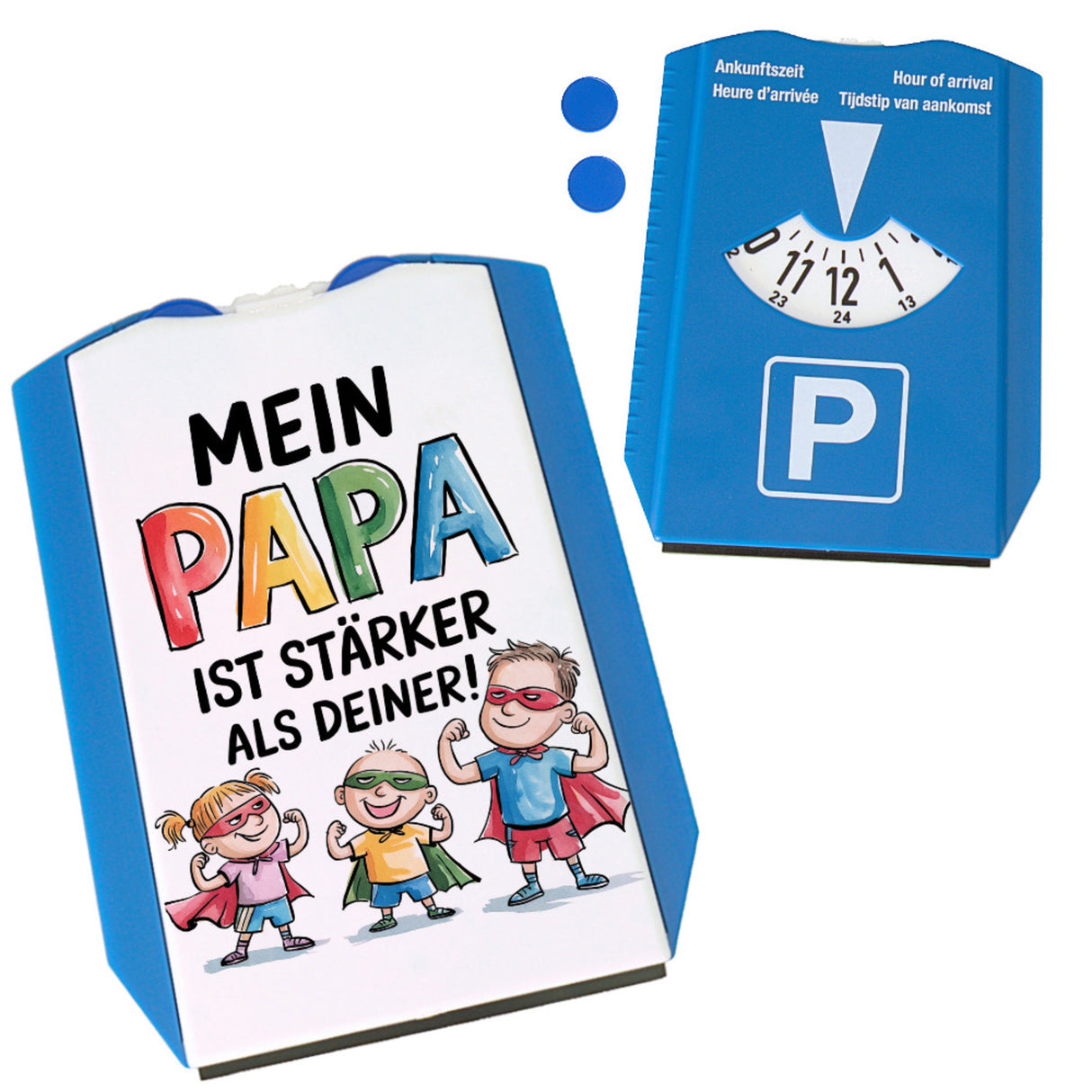 Mein Papa ist der stärkste Superheld Parkscheibe
