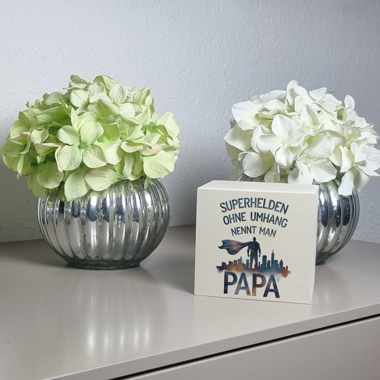 Superhelden Papa Umhang Spardose