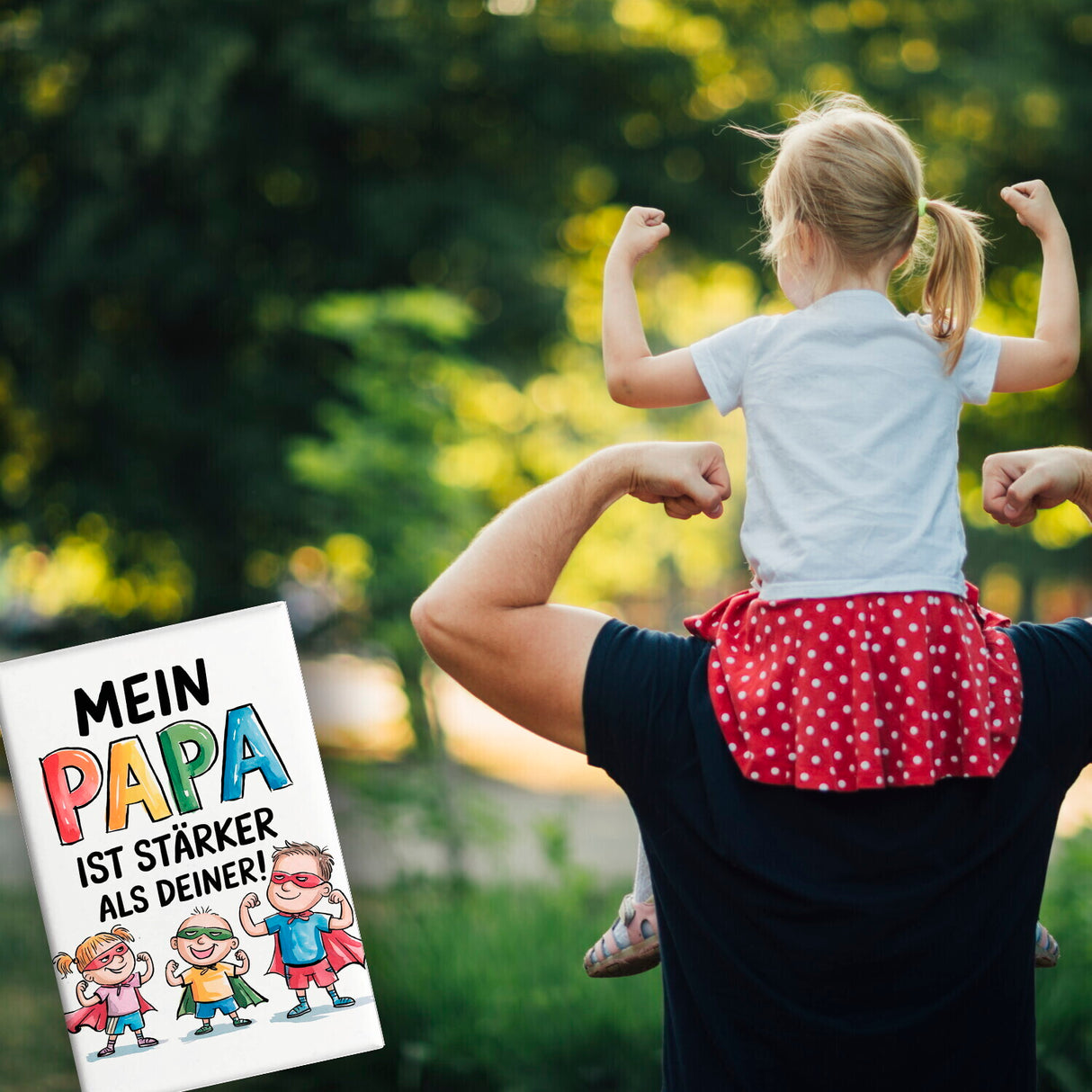 Mein Papa ist der stärkste Superheld Souvenir Souvenir Magnet