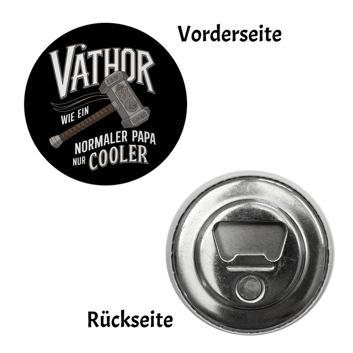 Nordischer Hammer VATHOR Magnet für coole Väter