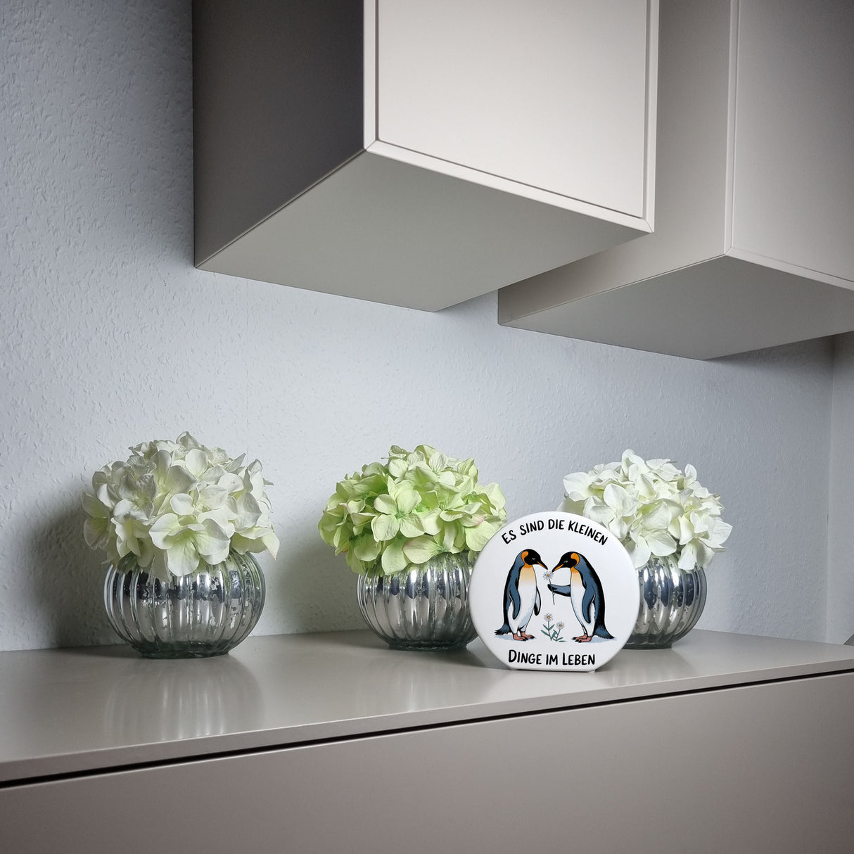 Pinguine Blumen - Es sind die Kleinen Dinge Spardose