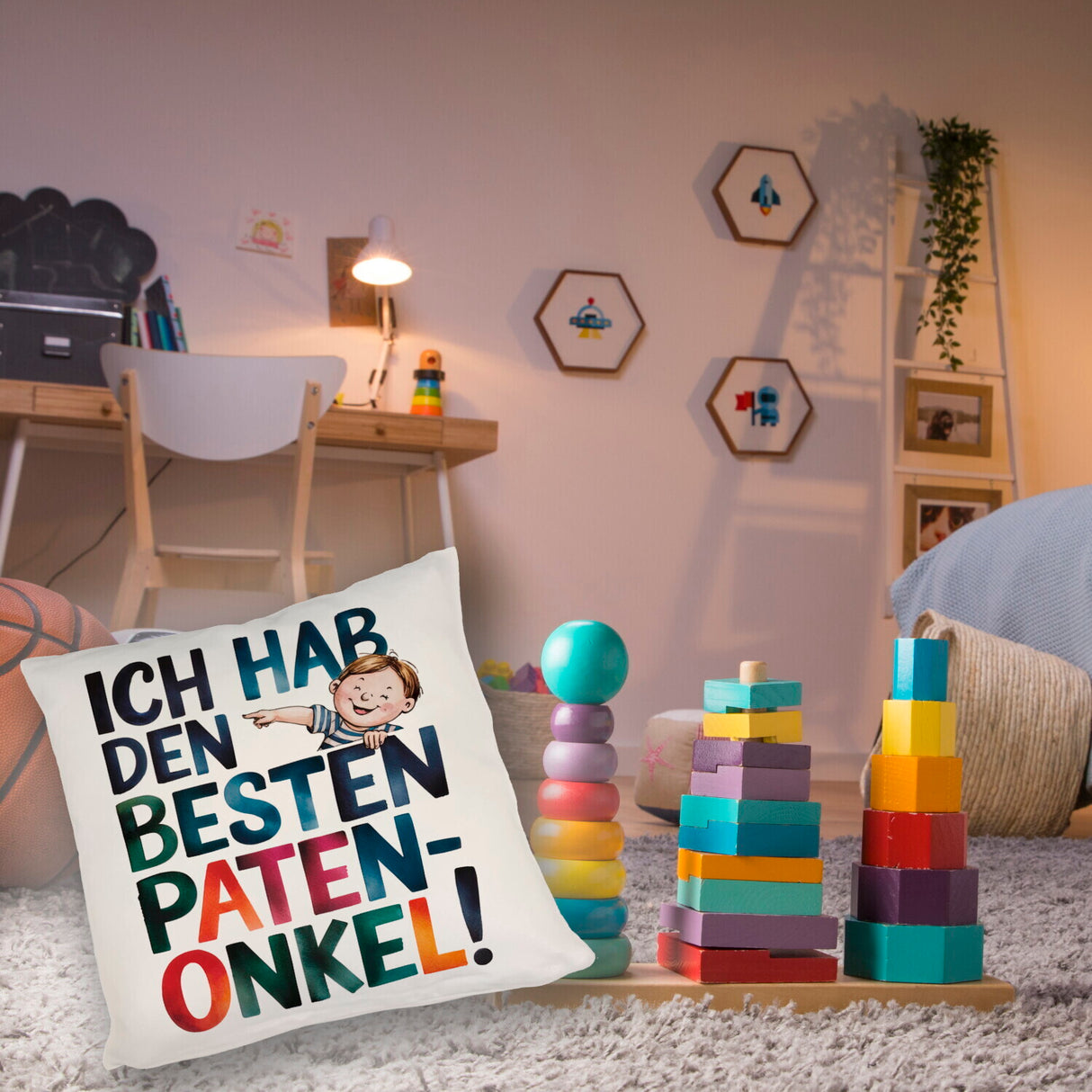 Bester Patenonkel Kissen