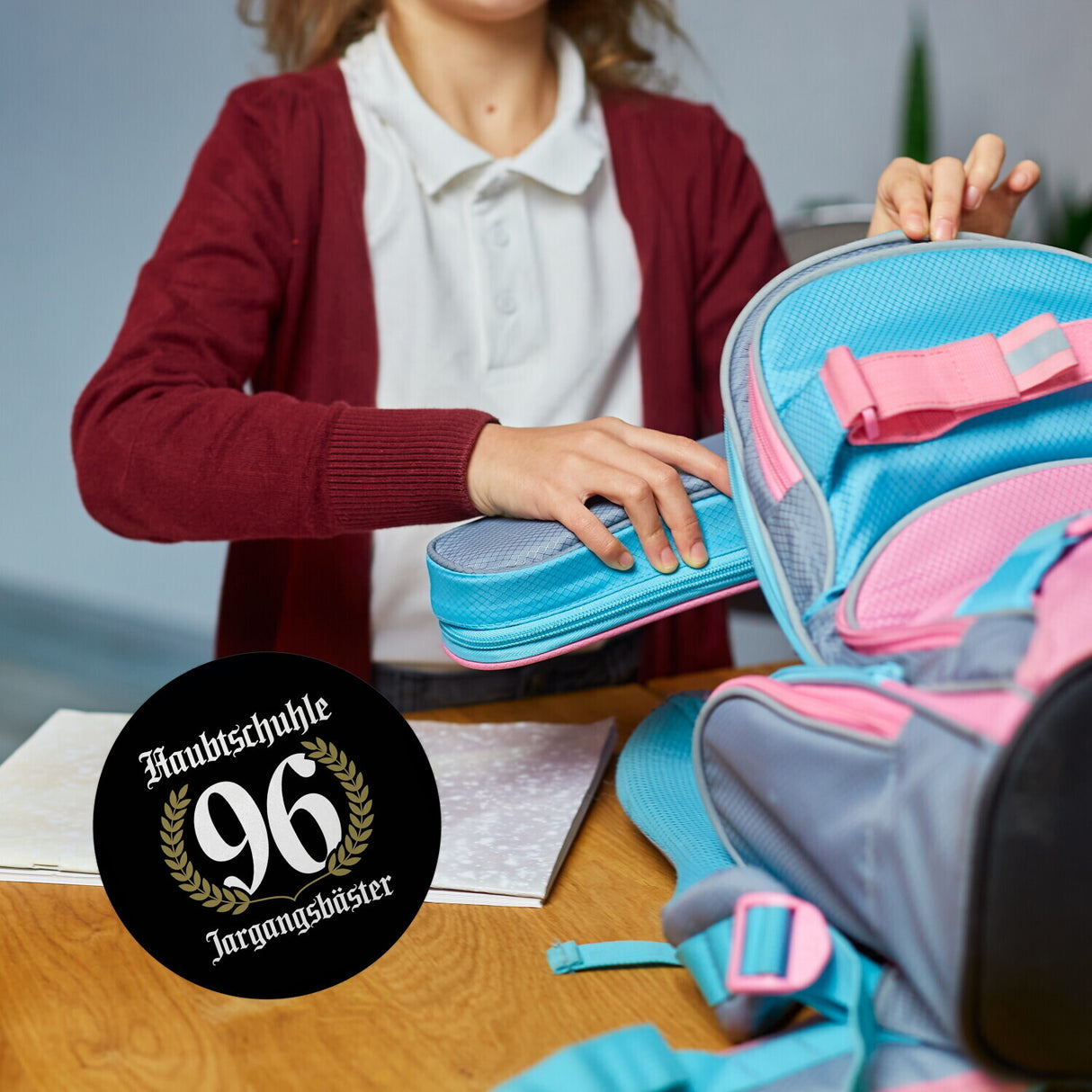 Haubtschuhle 96 Jargangsbäster Magnet