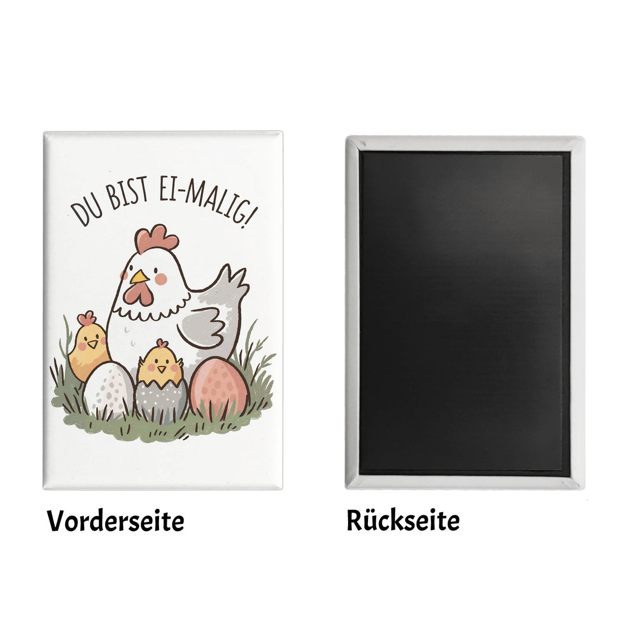 Henne mit Küken Du bist Ei-Malig! Souvenir Souvenir Magnet