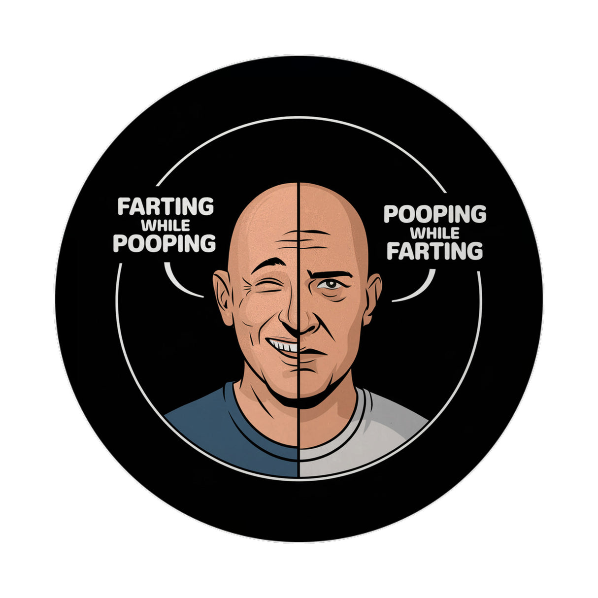 Männer Humor Magnet für Toilettengänger