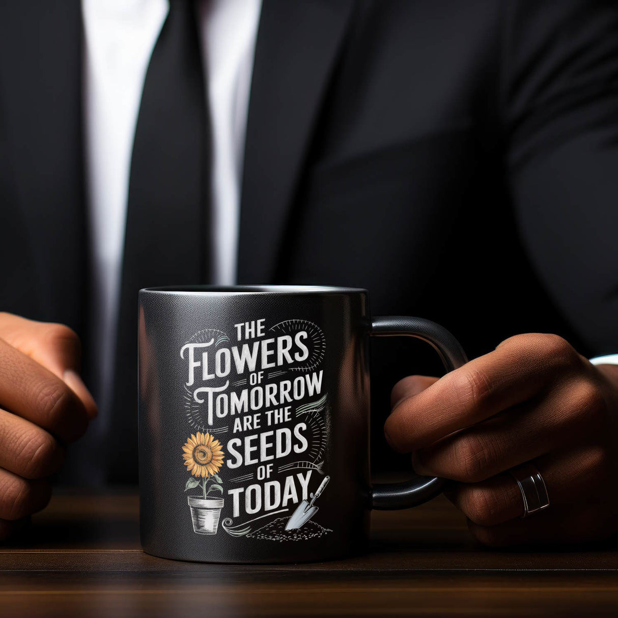 Die Blumen von morgen Kaffeebecher für Gartenfreunde