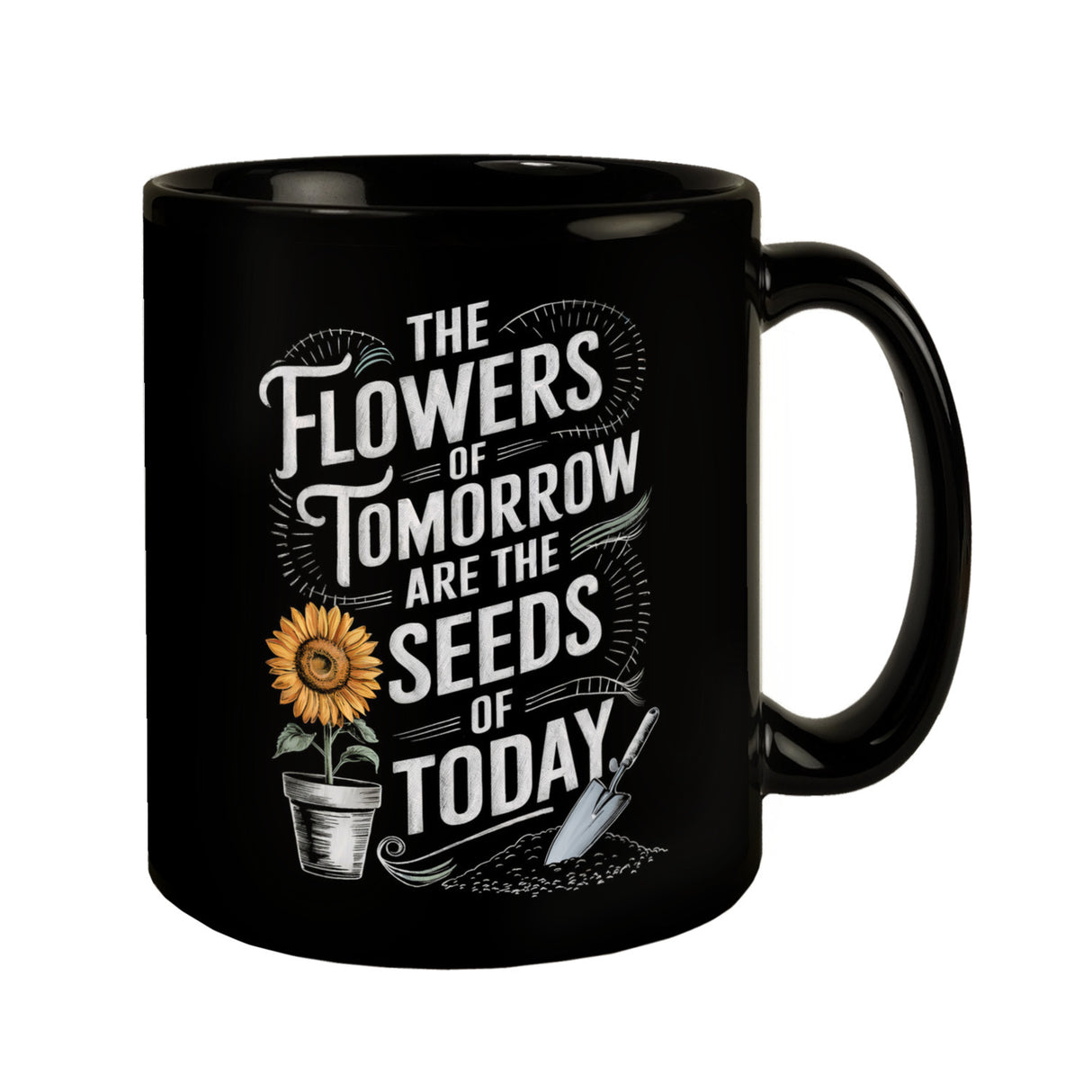Die Blumen von morgen Kaffeebecher für Gartenfreunde