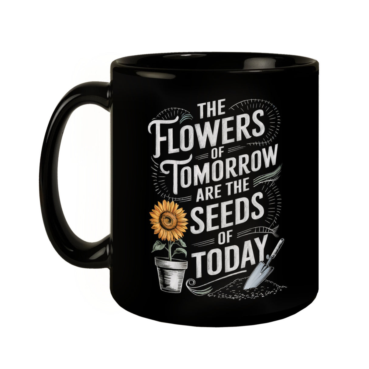 Die Blumen von morgen Kaffeebecher für Gartenfreunde
