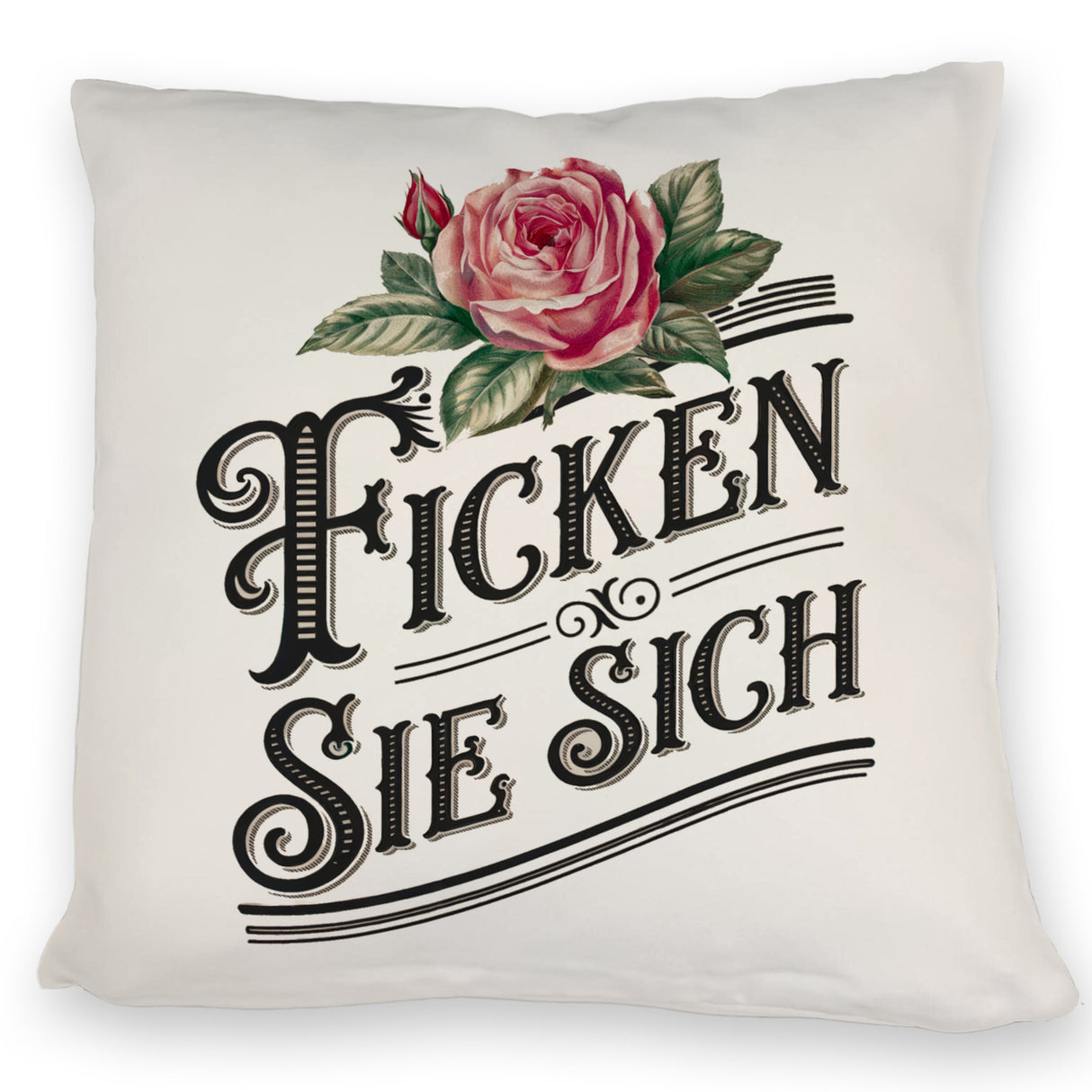 Ficken Sie Sich Kissen Rose Vintage