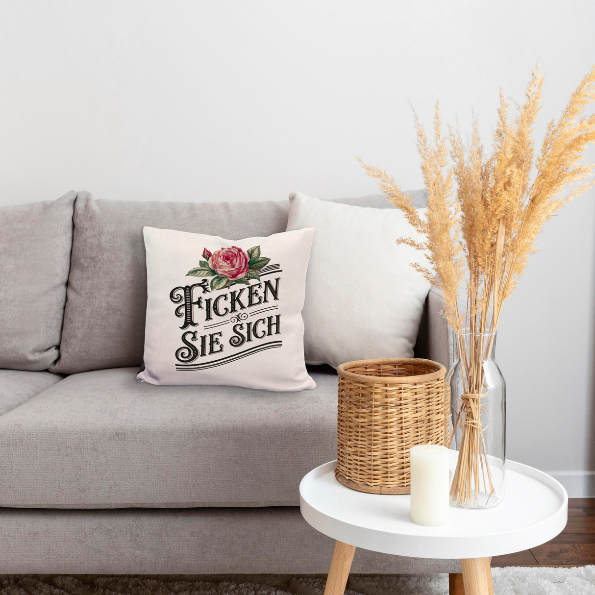Ficken Sie Sich Kissen Rose Vintage