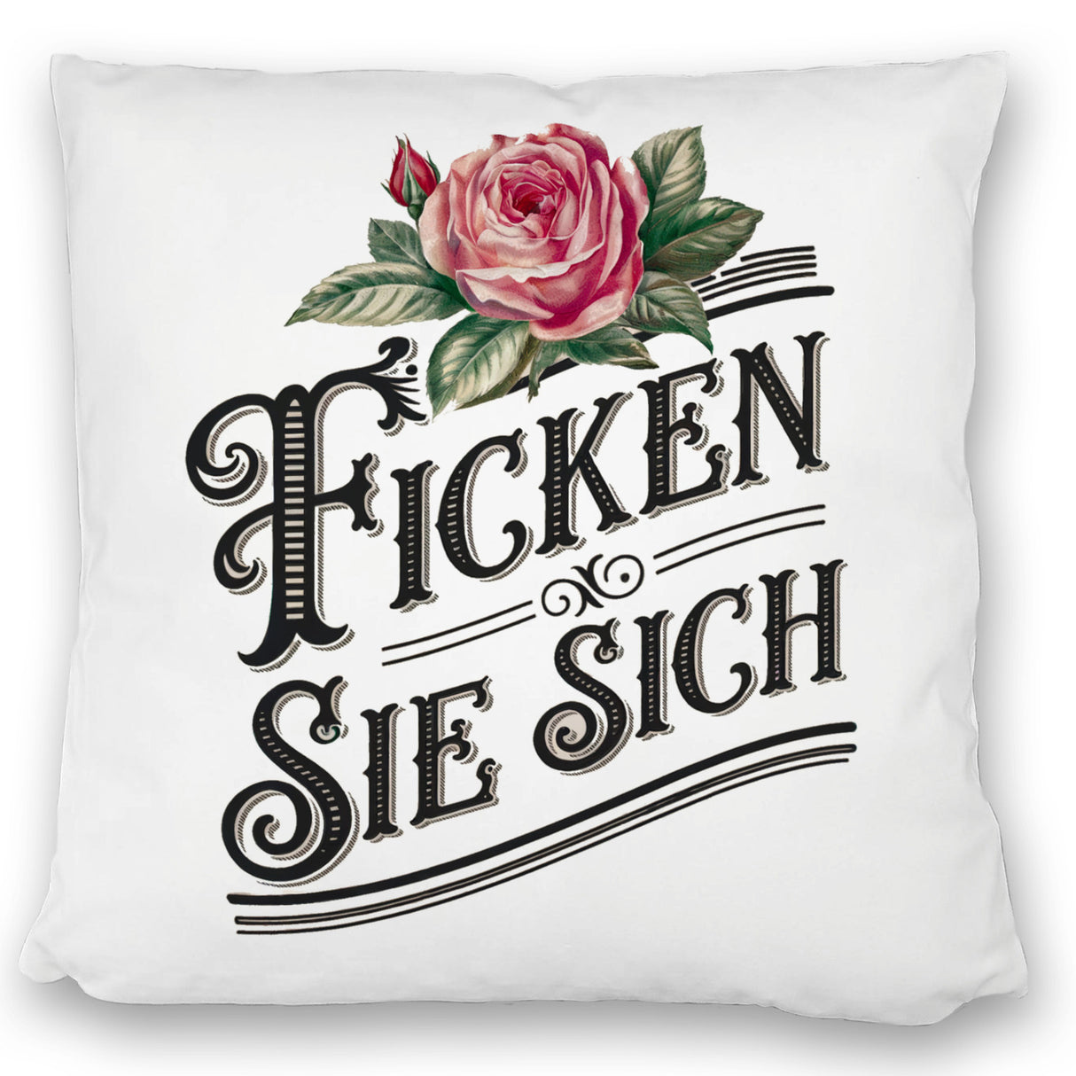 Ficken Sie Sich Kissen Rose Vintage