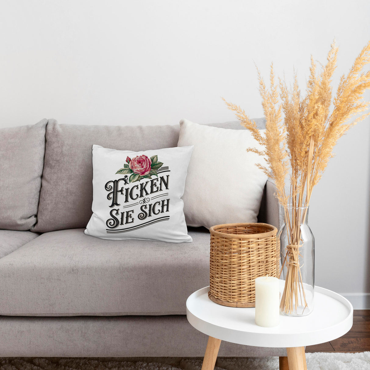 Ficken Sie Sich Kissen Rose Vintage
